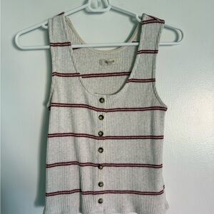 Madewell Button-Down Tank Top